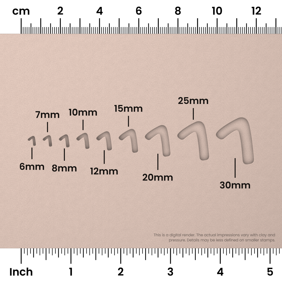 Gochi Hand | Number Stamp Sets - Ceramind® Tools