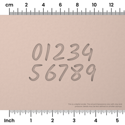 Kalam | Number Stamp Sets - Ceramind® Tools