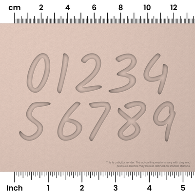 Kalam | Number Stamp Sets - Ceramind® Tools