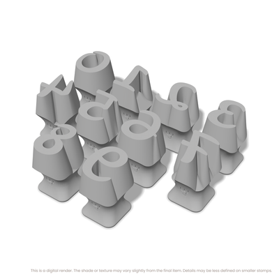 Leckerli One | Number Stamp Sets - Ceramind® Tools