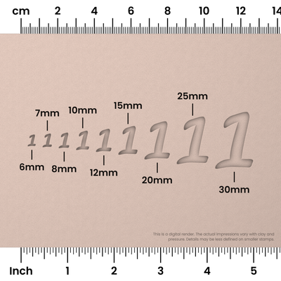 Leckerli One | Number Stamp Sets - Ceramind® Tools