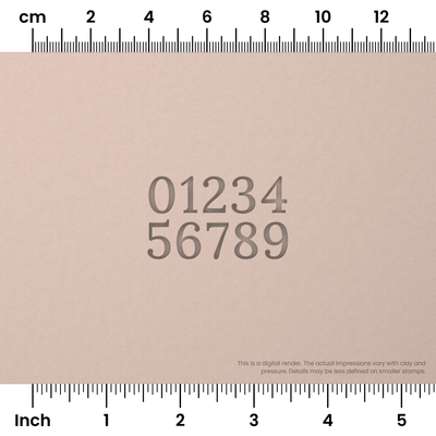 Lora | Number Stamp Sets - Ceramind® Tools