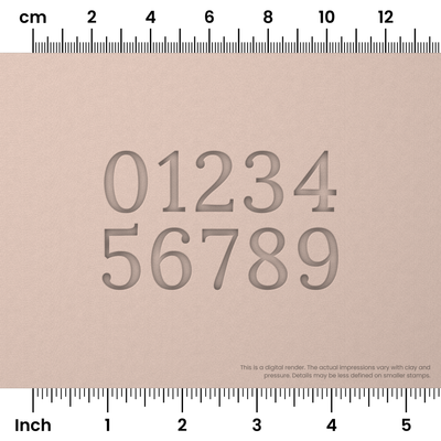 Lora | Number Stamp Sets - Ceramind® Tools