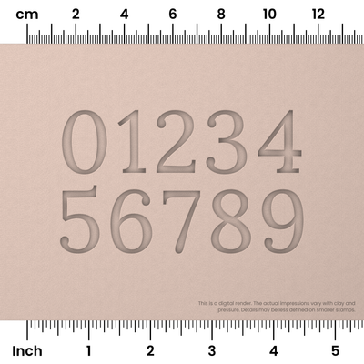 Lora | Number Stamp Sets - Ceramind® Tools