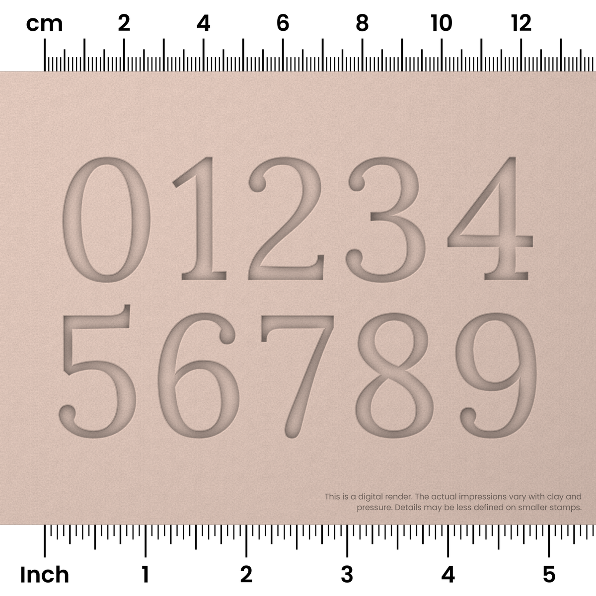 Lora | Number Stamp Sets - Ceramind® Tools