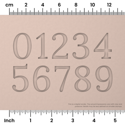 Lora | Number Stamp Sets - Ceramind® Tools