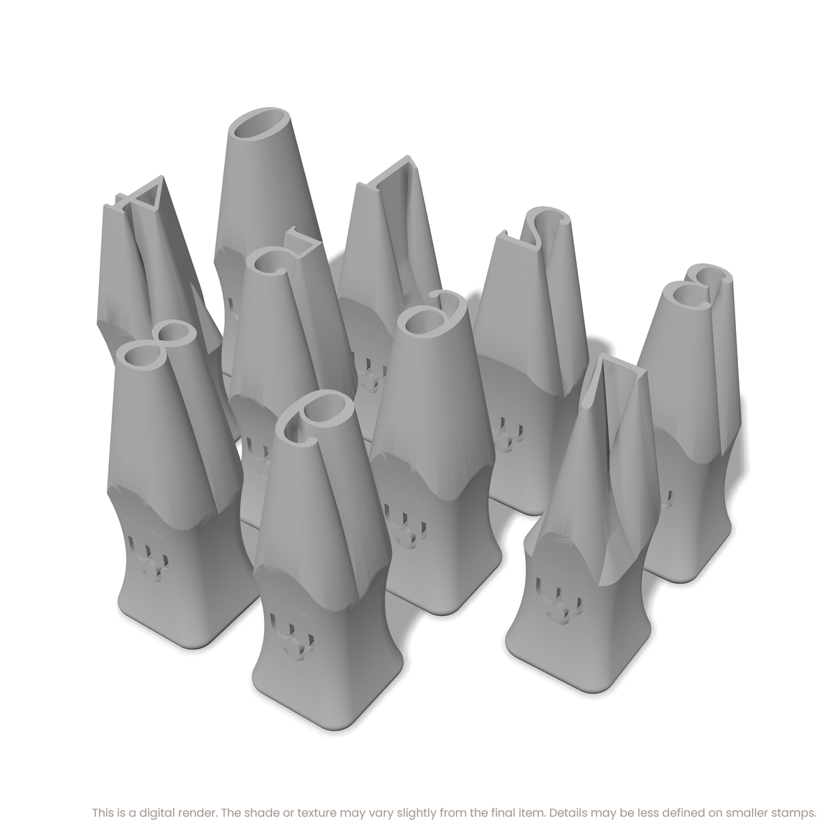 Lora | Number Stamp Sets - Ceramind® Tools