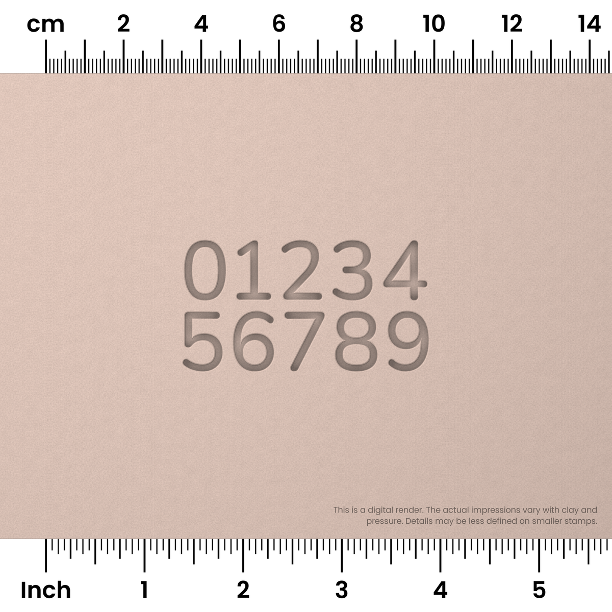 Nunito | Number Stamp Sets - Ceramind® Tools