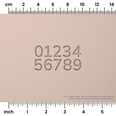 Nunito | Number Stamp Sets - Ceramind® Tools