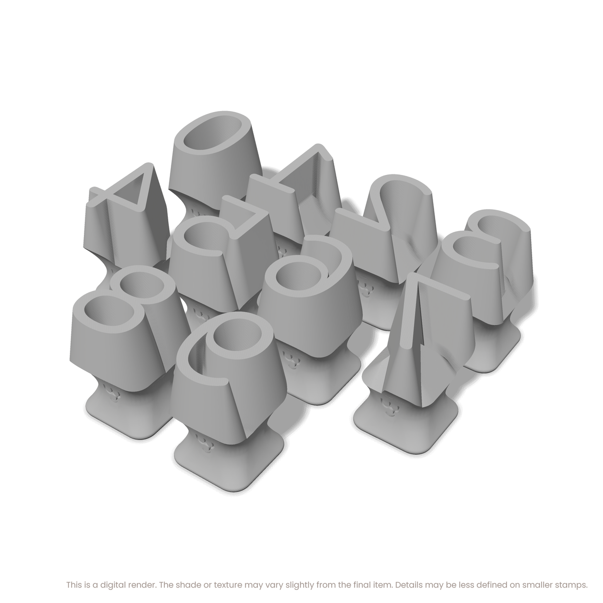 Nunito | Number Stamp Sets - Ceramind® Tools