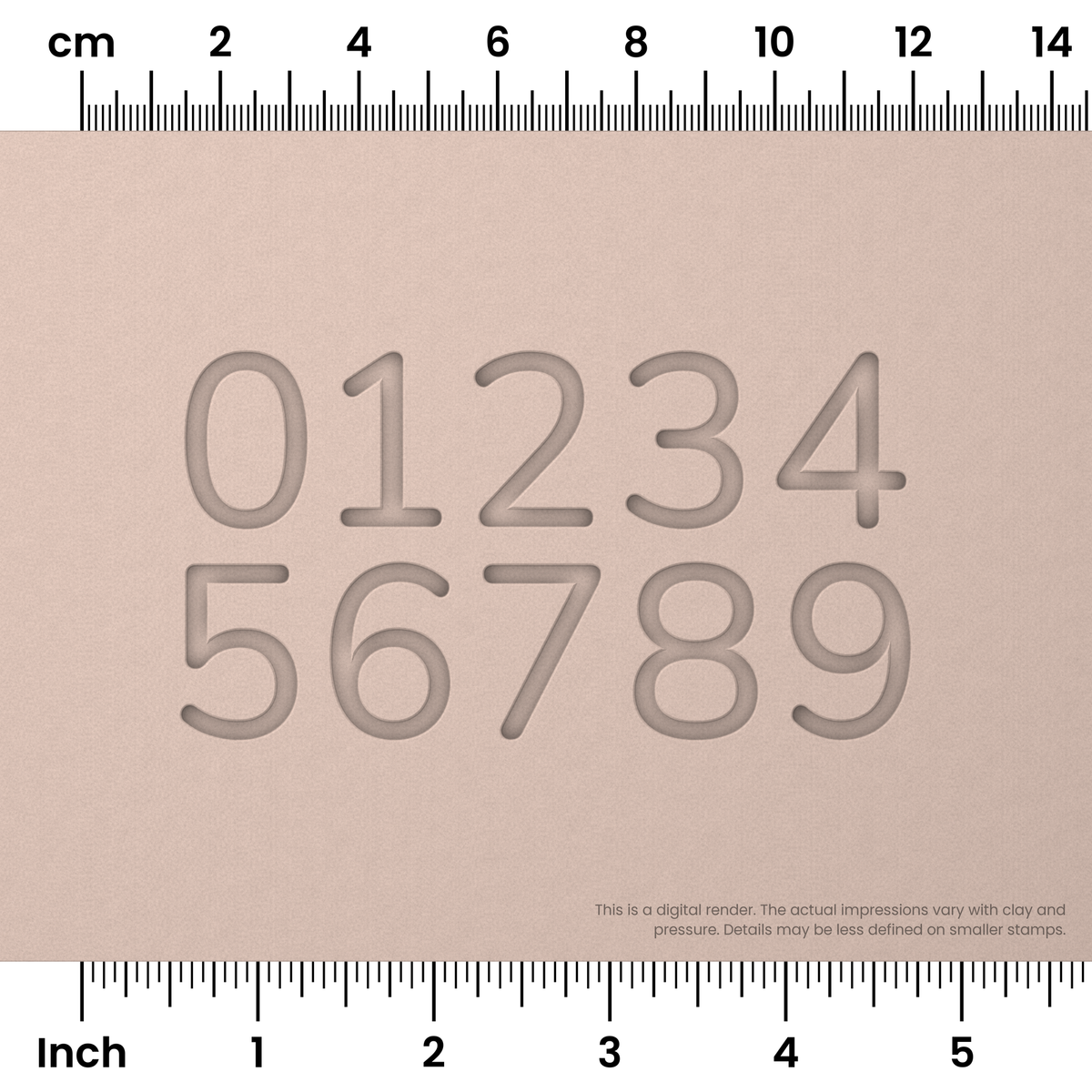 Nunito | Number Stamp Sets - Ceramind® Tools