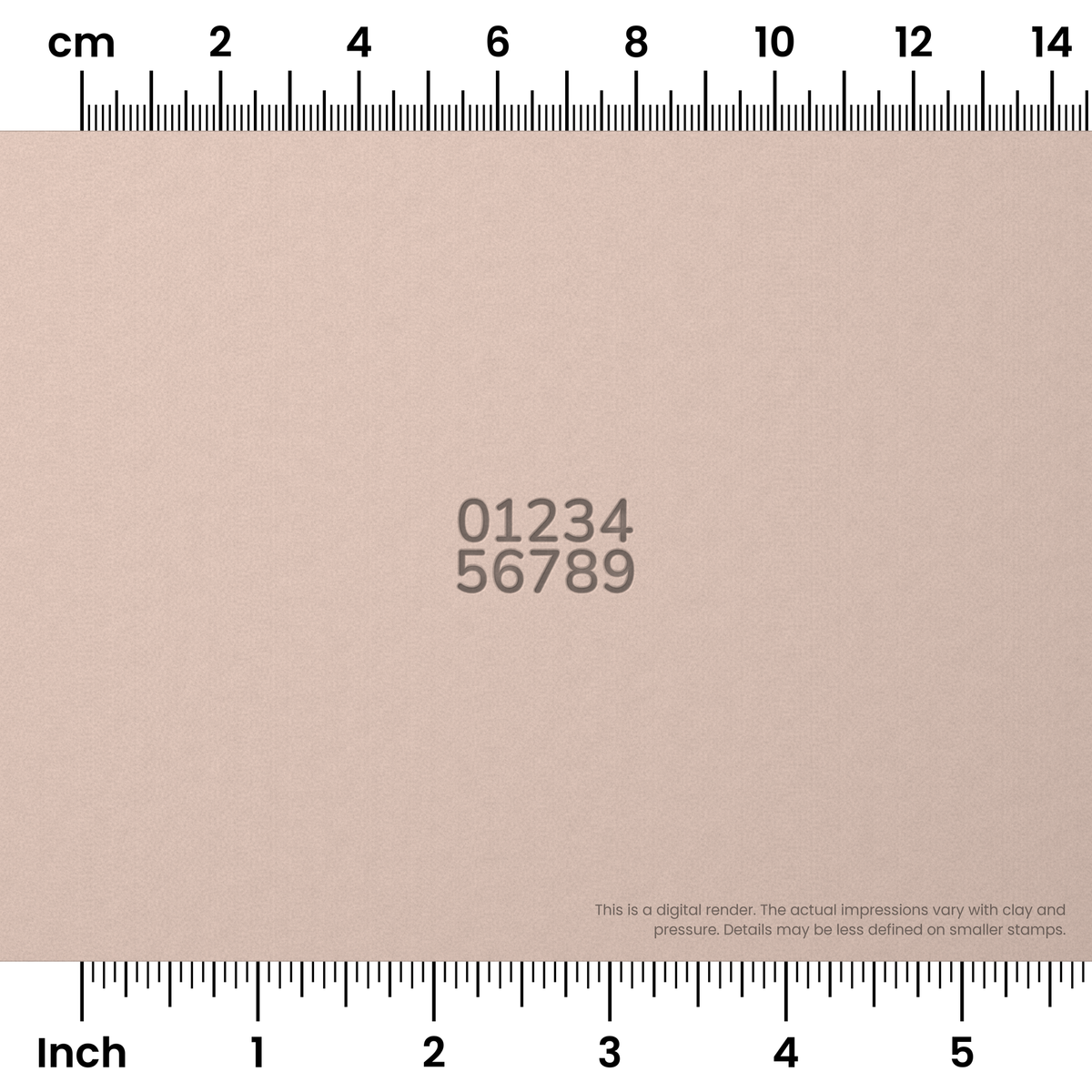 Nunito | Number Stamp Sets - Ceramind® Tools