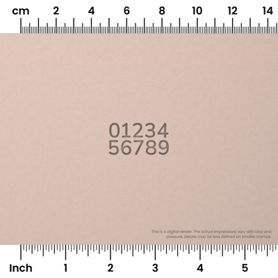 Nunito | Number Stamp Sets - Ceramind® Tools