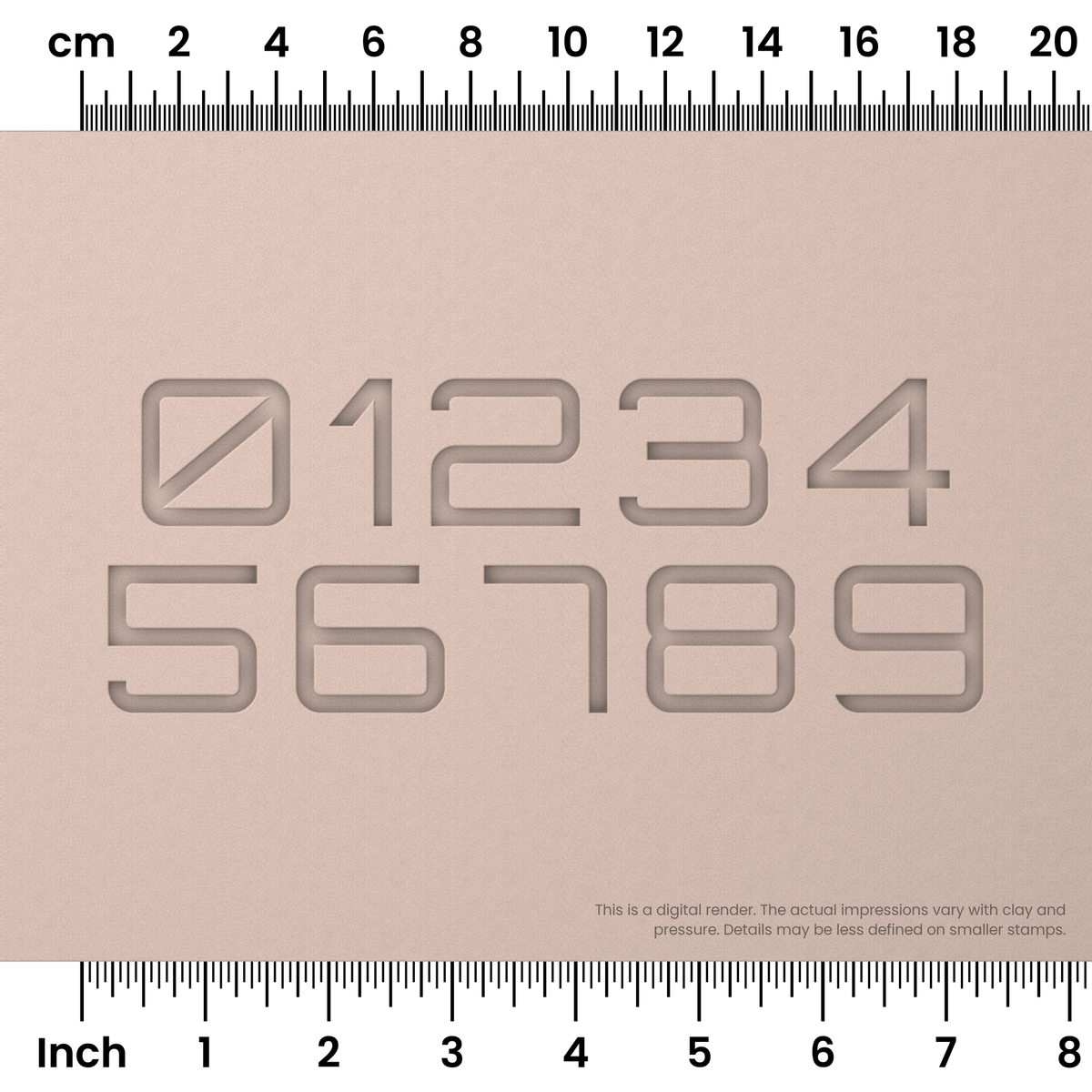 Orbitron | Number Stamp Sets - Ceramind® Tools