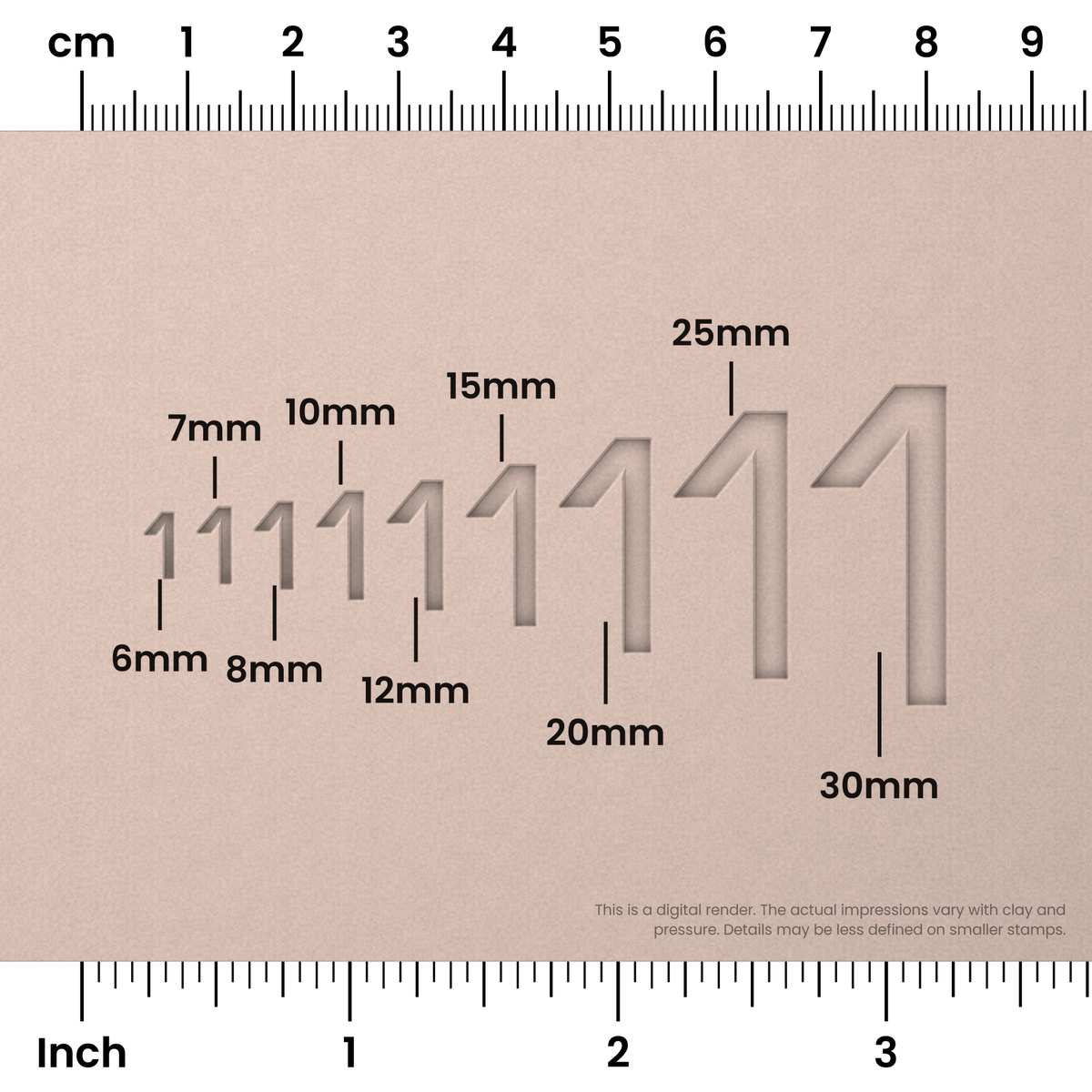 Orbitron | Number Stamp Sets - Ceramind® Tools
