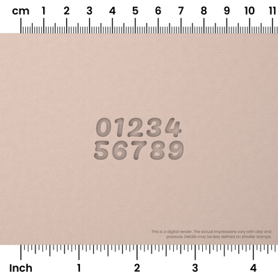 Pacifico | Number Stamp Sets - Ceramind® Tools