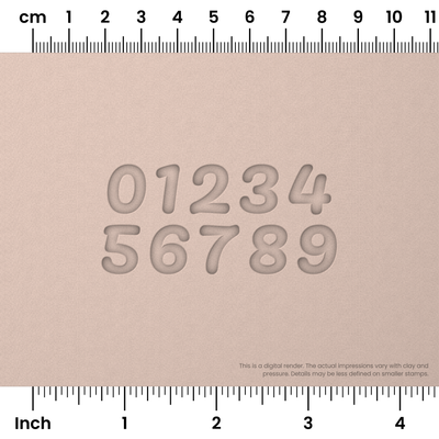Pacifico | Number Stamp Sets - Ceramind® Tools