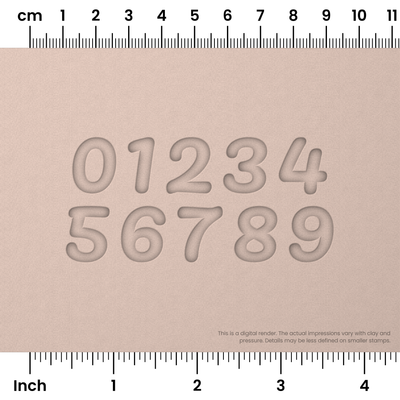 Pacifico | Number Stamp Sets - Ceramind® Tools