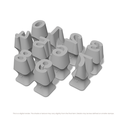 Pacifico | Number Stamp Sets - Ceramind® Tools