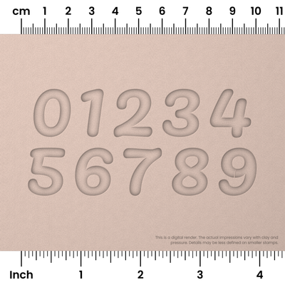 Pacifico | Number Stamp Sets - Ceramind® Tools