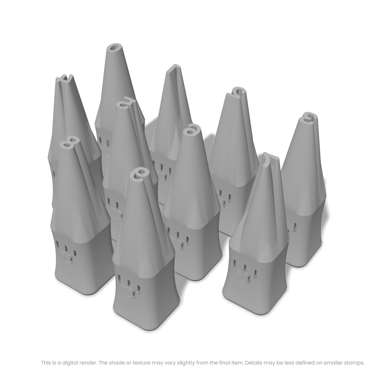 Pacifico | Number Stamp Sets - Ceramind® Tools