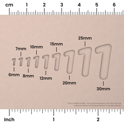Pacifico | Number Stamp Sets - Ceramind® Tools