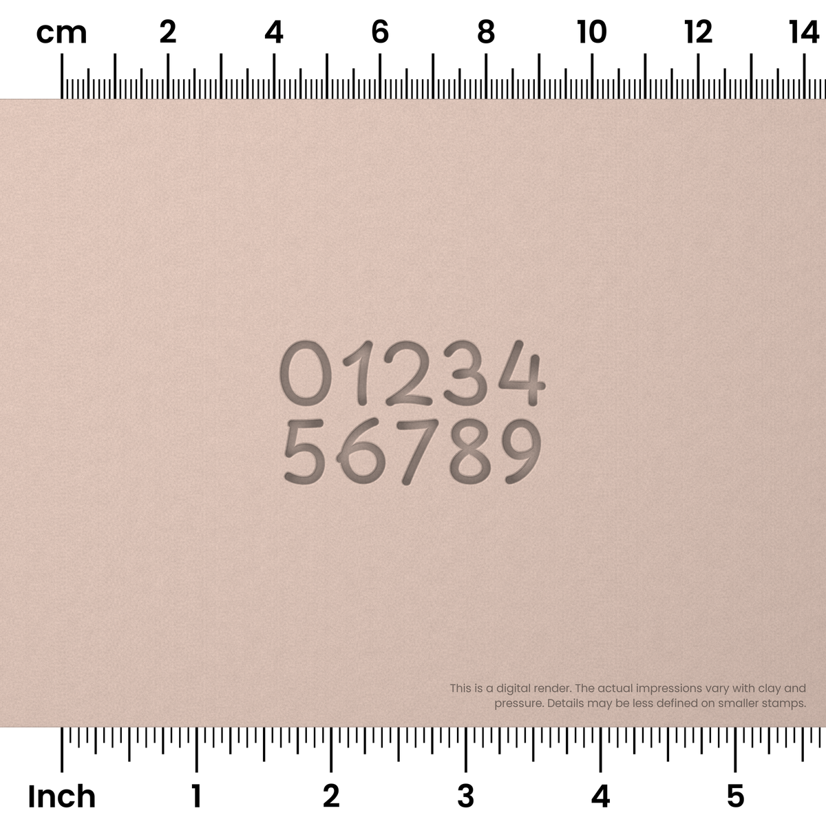 Playpen Sans | Number Stamp Sets - Ceramind® Tools
