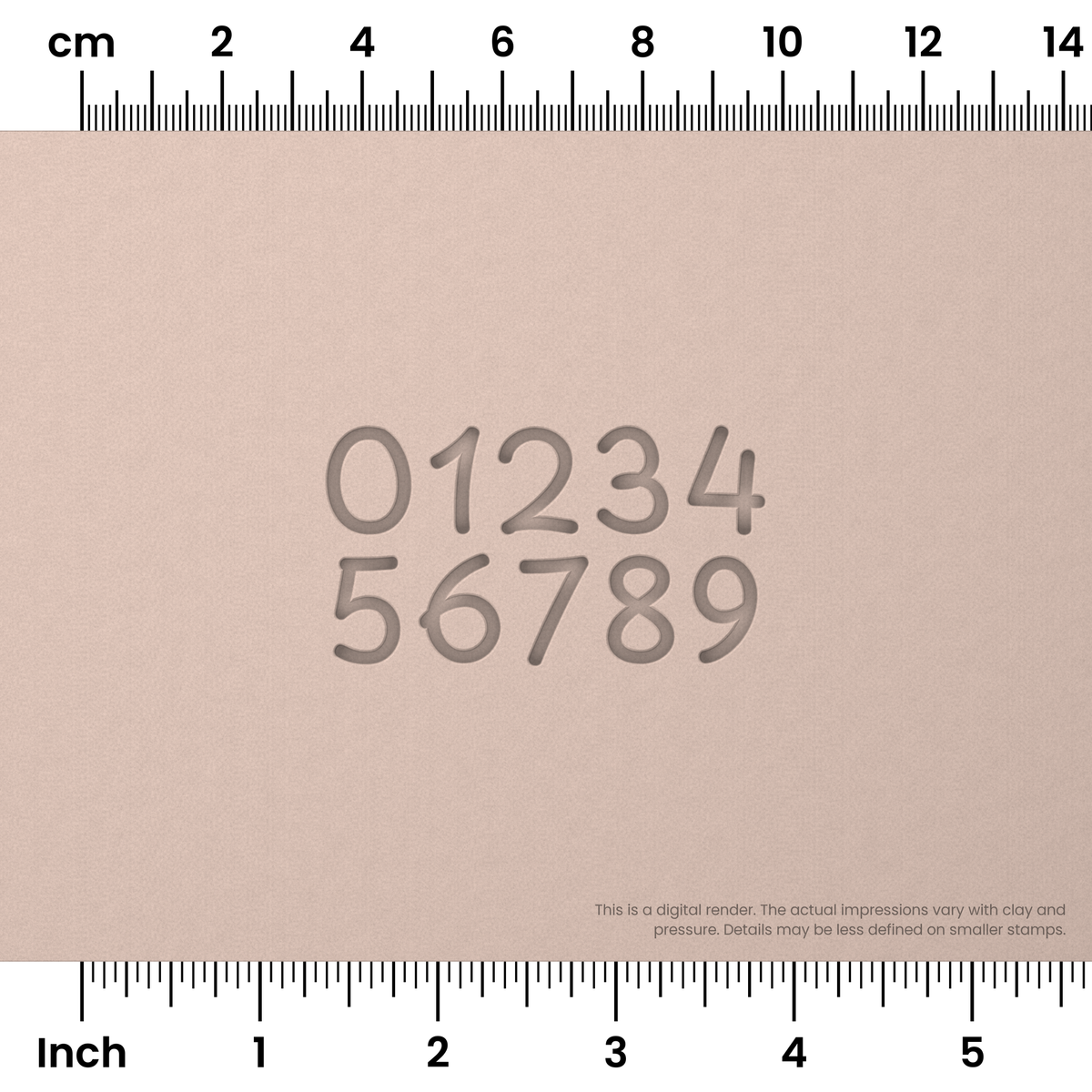 Playpen Sans | Number Stamp Sets - Ceramind® Tools