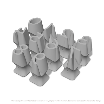 Playpen Sans | Number Stamp Sets - Ceramind® Tools