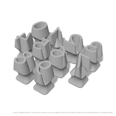 Playpen Sans | Number Stamp Sets - Ceramind® Tools