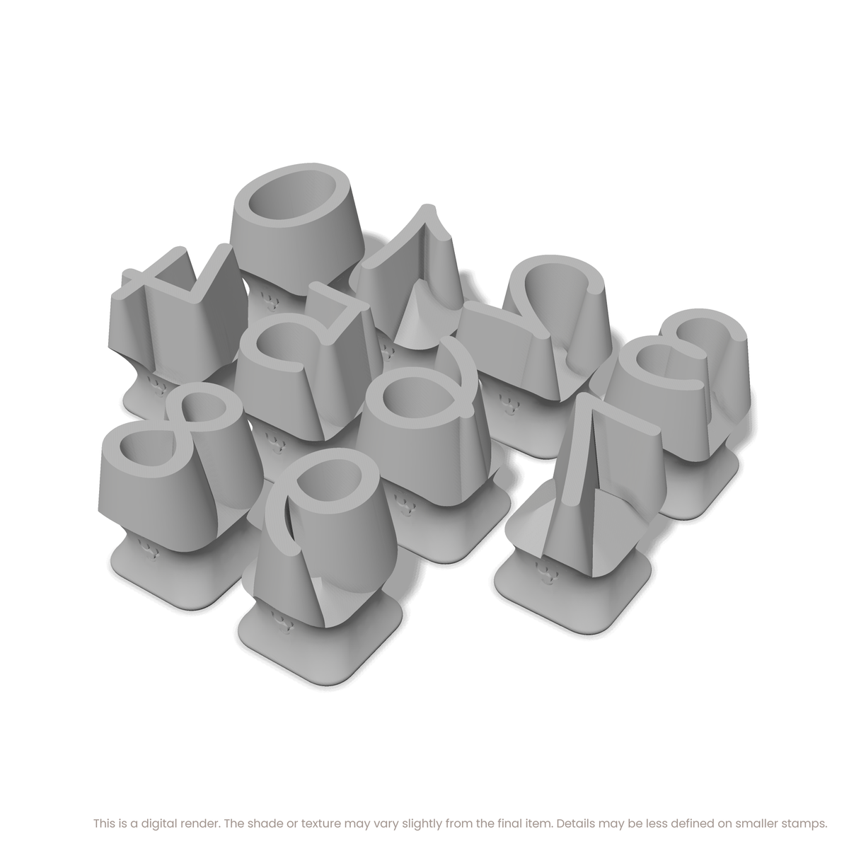 Playpen Sans | Number Stamp Sets - Ceramind® Tools