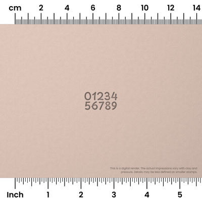 Playpen Sans | Number Stamp Sets - Ceramind® Tools