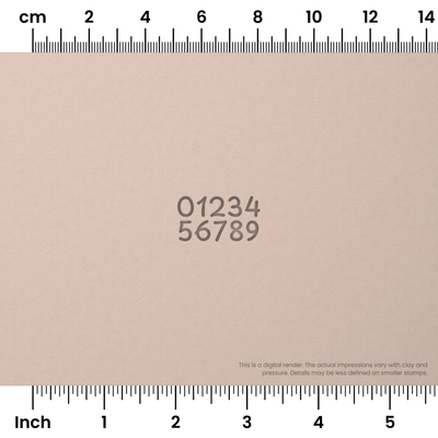 Playpen Sans | Number Stamp Sets - Ceramind® Tools