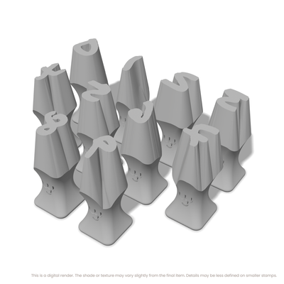 Permanent Marker | Number Stamp Sets - Ceramind® Tools