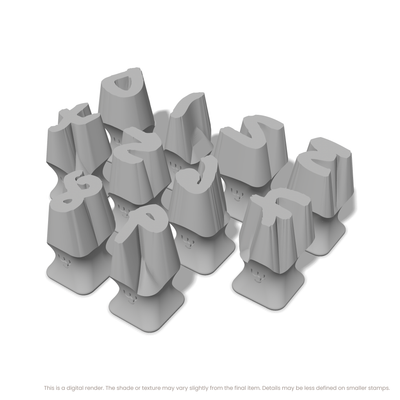 Permanent Marker | Number Stamp Sets - Ceramind® Tools