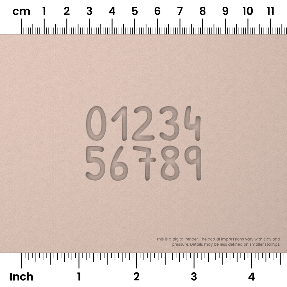Patrick Hand | Number Stamp Sets - Ceramind® Tools