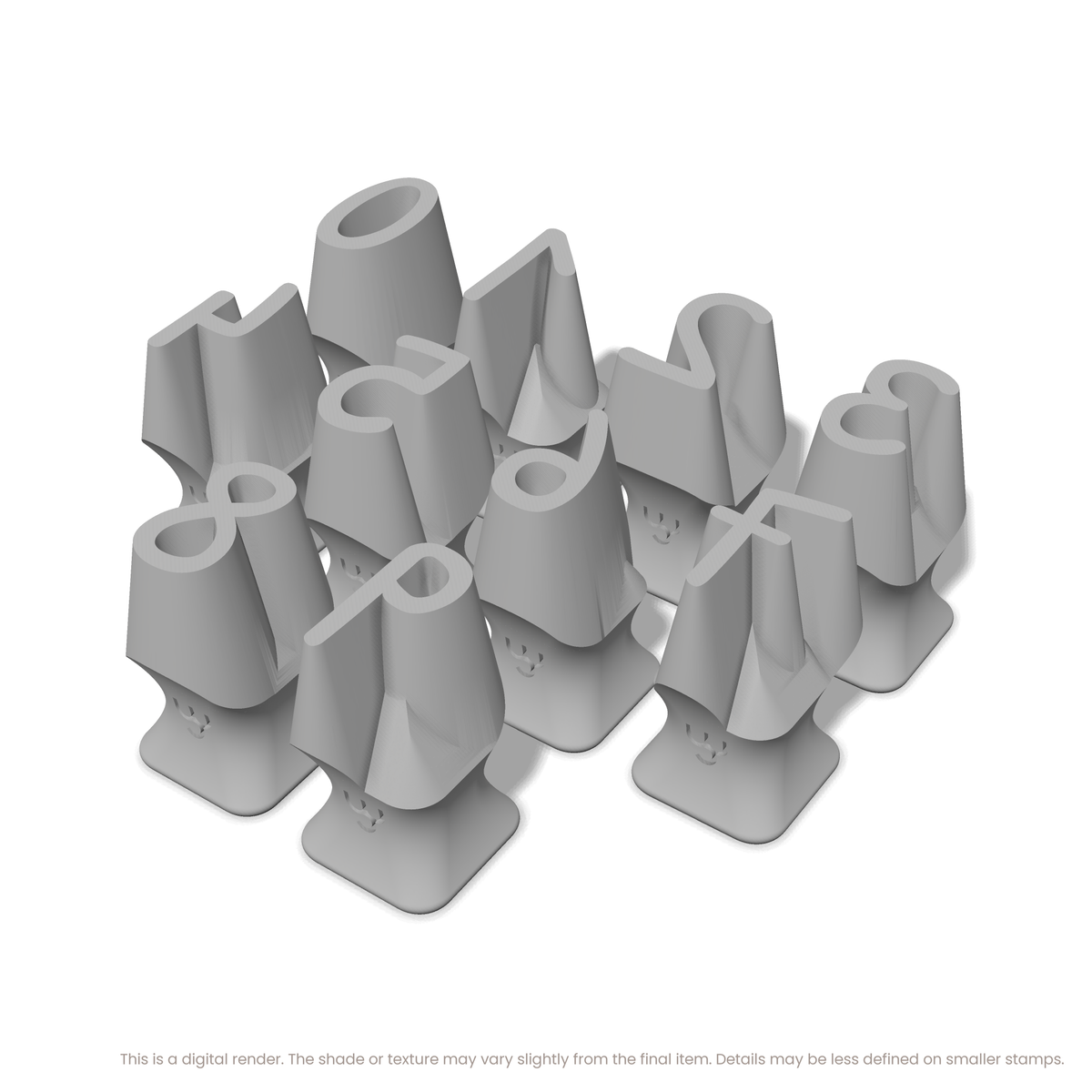 Patrick Hand | Number Stamp Sets - Ceramind® Tools