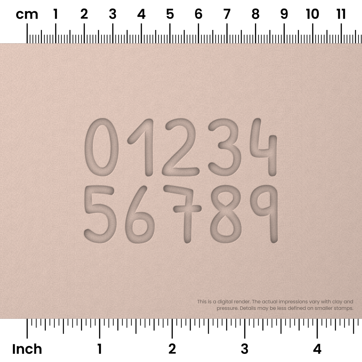 Patrick Hand | Number Stamp Sets - Ceramind® Tools