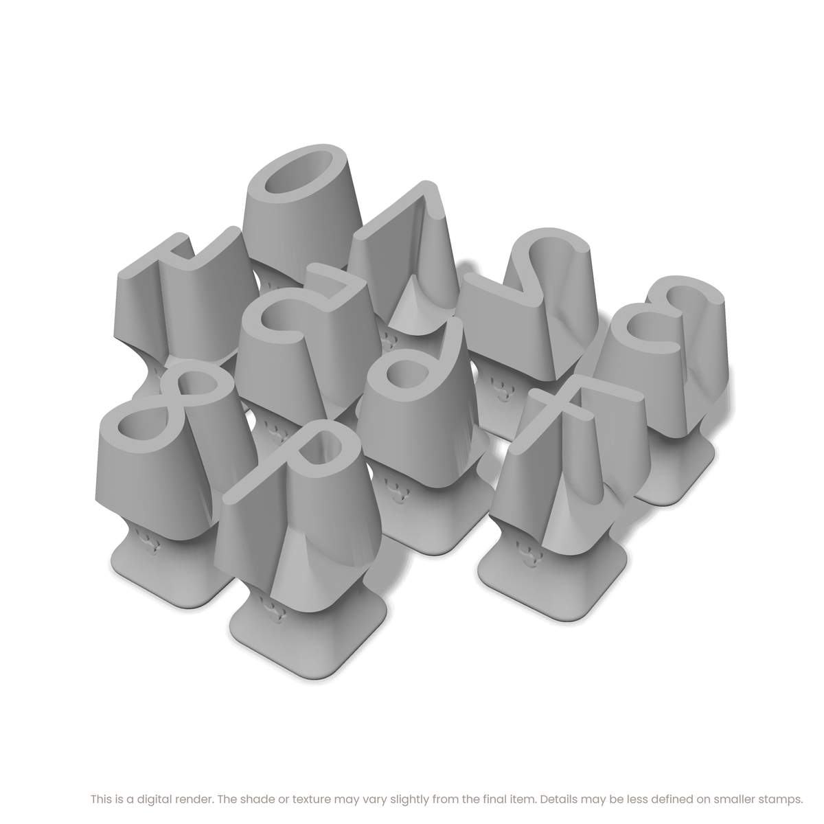 Patrick Hand | Number Stamp Sets - Ceramind® Tools