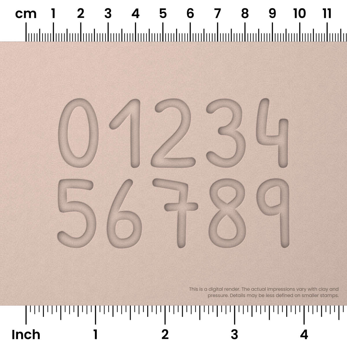 Patrick Hand | Number Stamp Sets - Ceramind® Tools