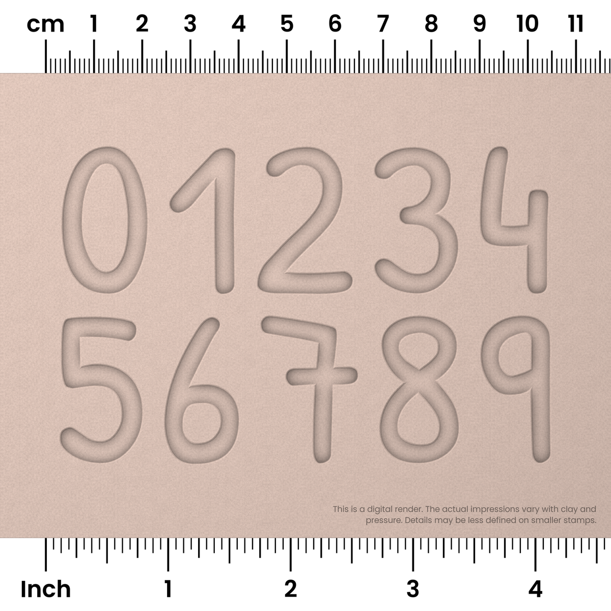 Patrick Hand | Number Stamp Sets - Ceramind® Tools