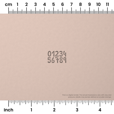 Patrick Hand | Number Stamp Sets - Ceramind® Tools