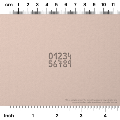 Patrick Hand | Number Stamp Sets - Ceramind® Tools
