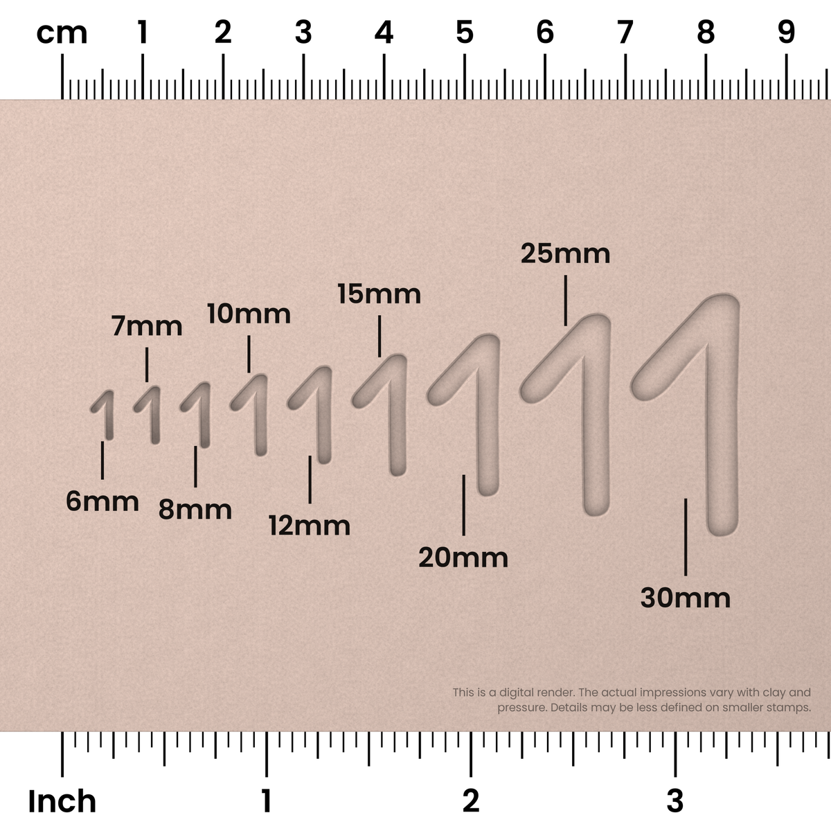 Patrick Hand | Number Stamp Sets - Ceramind® Tools