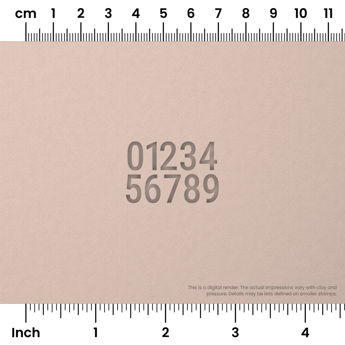 Roboto Condensed | Number Stamp Sets - Ceramind® Tools