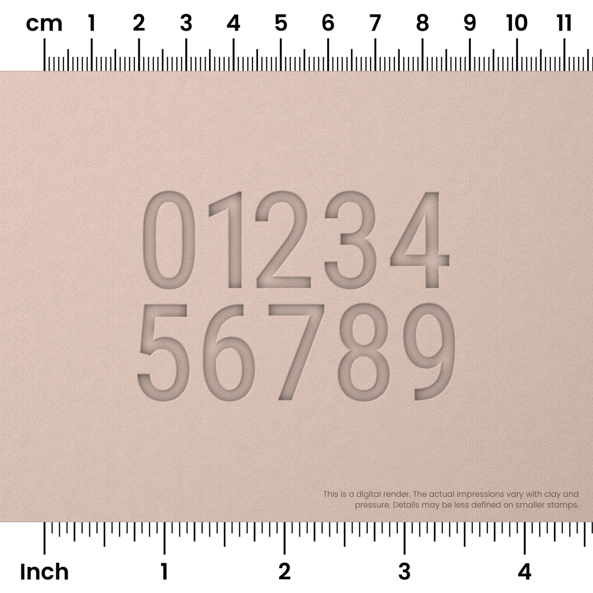 Roboto Condensed | Number Stamp Sets - Ceramind® Tools