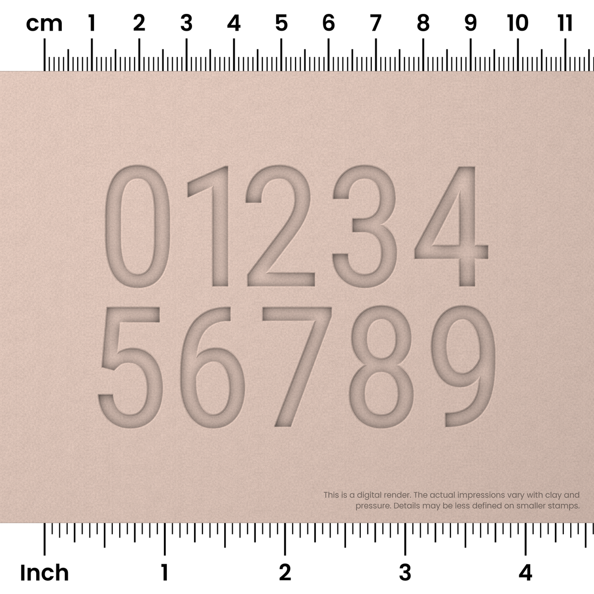 Roboto Condensed | Number Stamp Sets - Ceramind® Tools