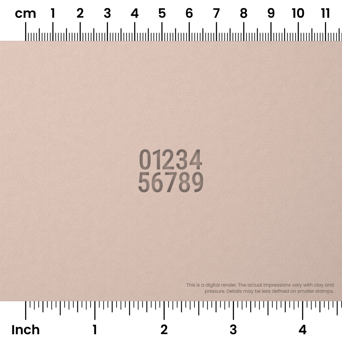 Roboto Condensed | Number Stamp Sets - Ceramind® Tools