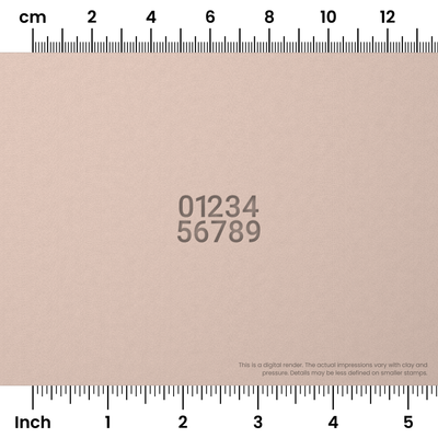 Roboto | Number Stamp Sets - Ceramind® Tools