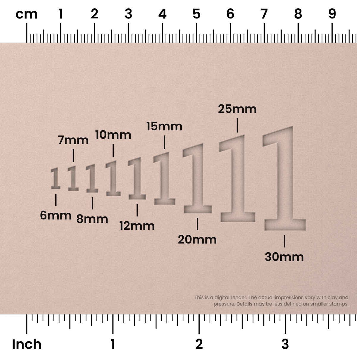 Rokkitt | Number Stamp Sets - Ceramind® Tools